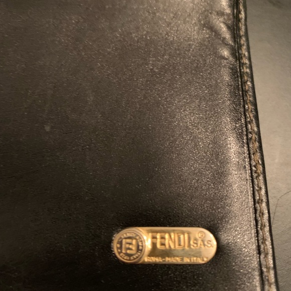 Fendi Brown/Black Pequin wallet - Picture 6 of 16